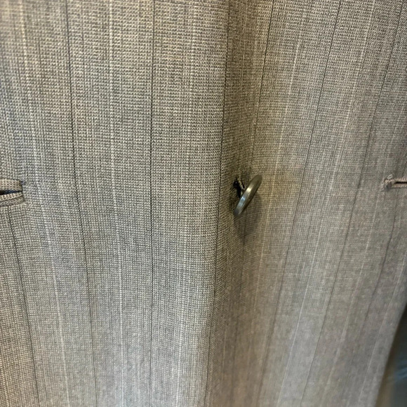 Christian Dior Monsieur Grey Pinstripes Suit Jacket Blazer Designer Professional - Picture 4 of 13
